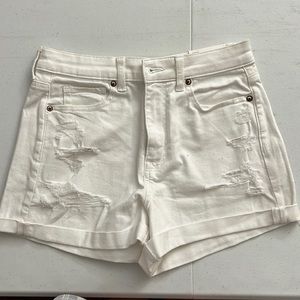 American Eagle size 4 distressed mom shorts